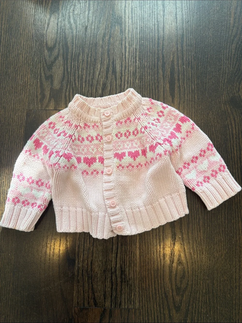 Vintage Assorted Girls' Knit & Cotton Clothing Bundle - Pink, Red, White, Cream